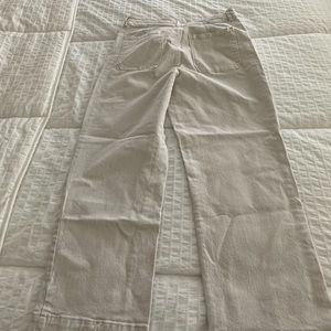 High Waisted Ann Taylor White Denim Jeans